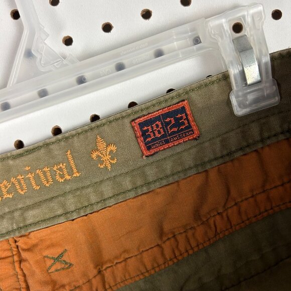Rock Revival Army Green Cargo Shorts 38 Streetwear Baggy Distressed READ‎ Y2K - Picture 7 of 9